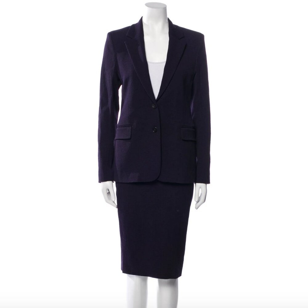 Tom Ford Purple Skirt Suit Set | Spring 2016 | IT 36 / US 0